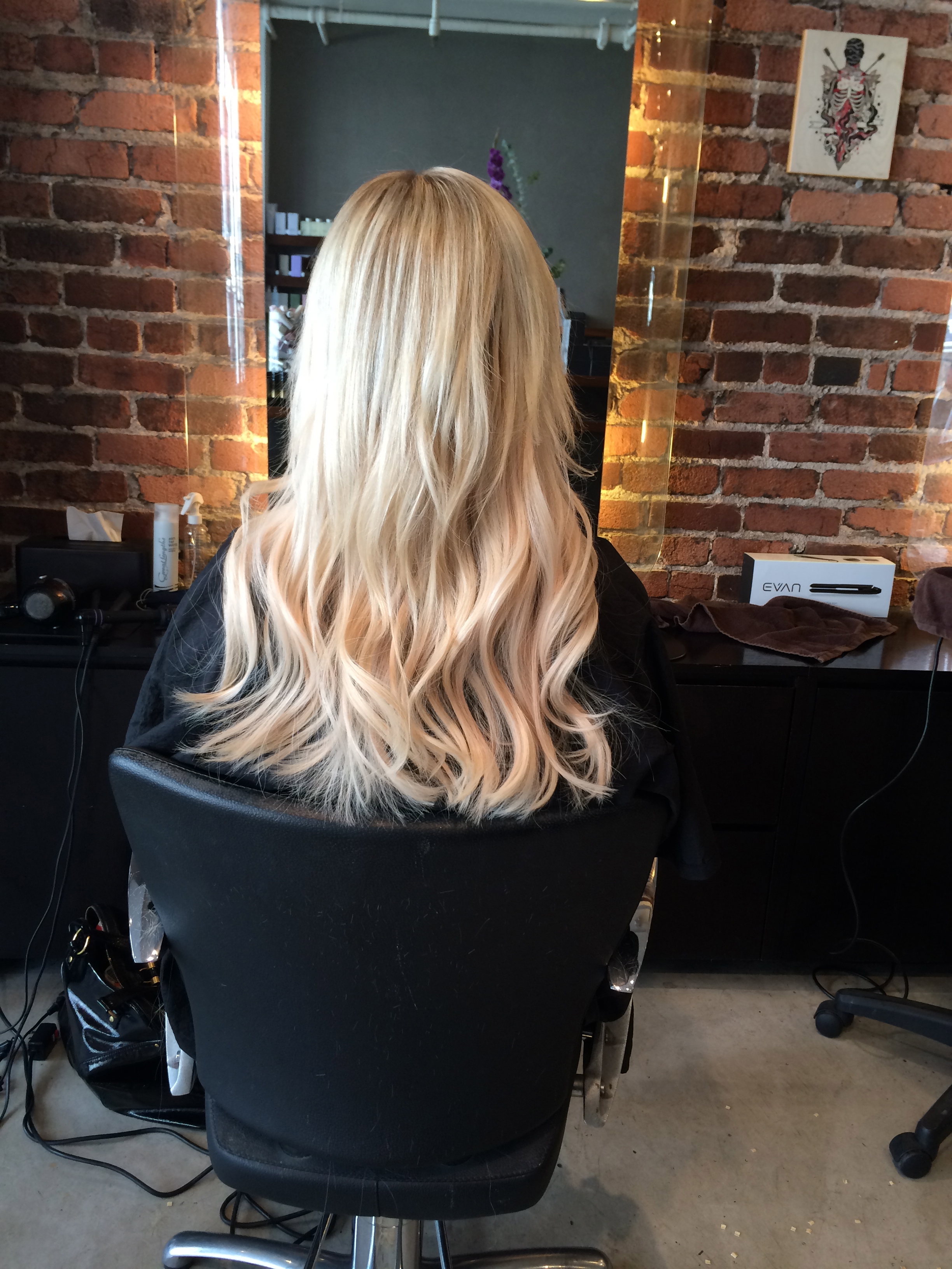 Hair extension result from Lauren’s existing portfolio, photograph 2
